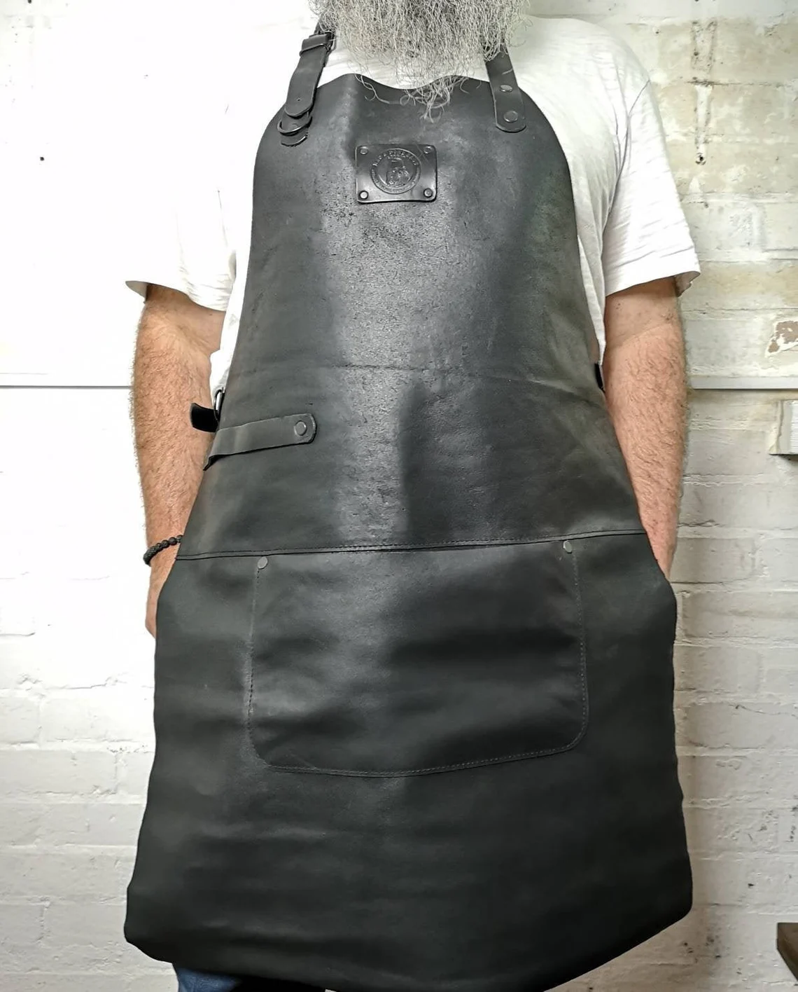 High Grade Leather Craft Work Apron