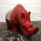 Exclusive Otto Keramik Ceramic Rhino West German Pottery Fat Lava