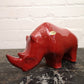 Exclusive Otto Keramik Ceramic Rhino West German Pottery Fat Lava
