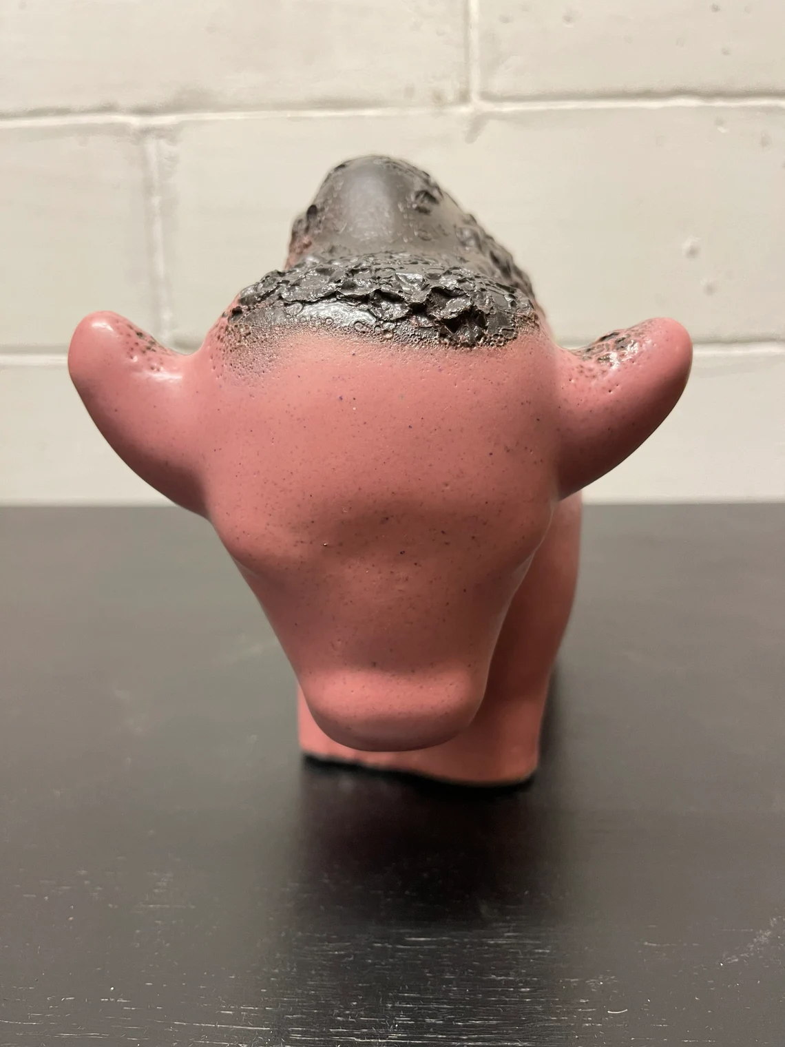 Otto Keramik Ceramic Bull West German Pottery Fat Lava