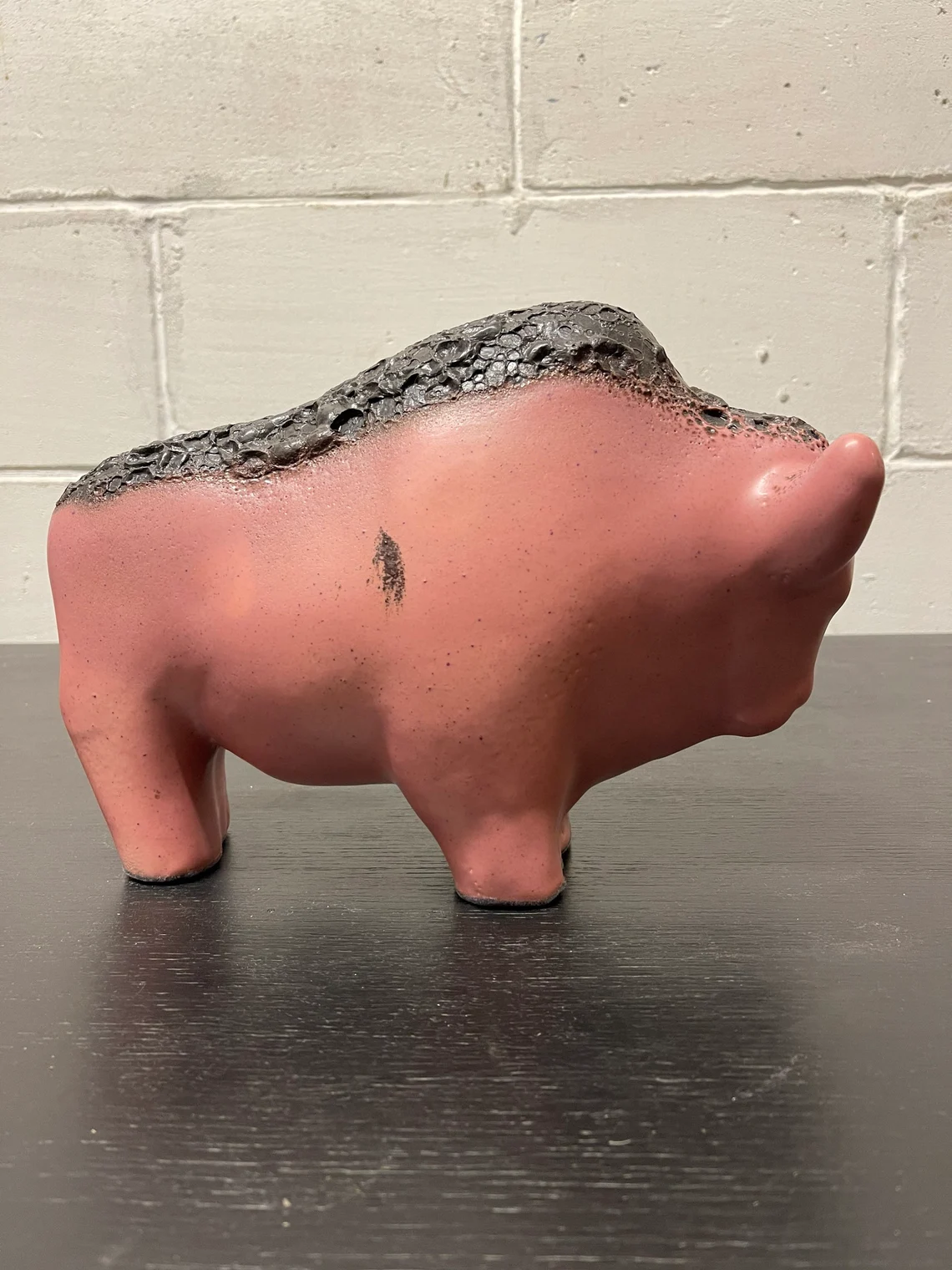 Otto Keramik Ceramic Bull West German Pottery Fat Lava