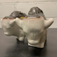 Otto Keramik Ceramic Bull West German Pottery Fat Lava
