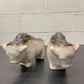 Otto Keramik Ceramic Bull West German Pottery Fat Lava