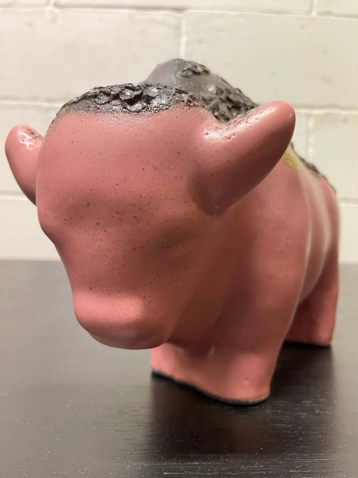Otto Keramik Ceramic Bull West German Pottery Fat Lava