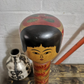Large Vintage Japanese Yajiro Style Kokeshi Doll By Takeda Norio