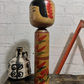Large Vintage Japanese Yajiro Style Kokeshi Doll By Takeda Norio