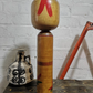 Large Vintage Japanese Yajiro Style Kokeshi Doll By Takeda Norio