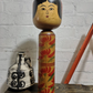 Large Vintage Japanese Yajiro Style Kokeshi Doll By Takeda Norio