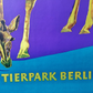 Vintage 1970s Tierpark Berlin Original Zoo Poster Advertising Of A Giraffe