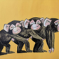 Vintage 1970s Tierpark Berlin Original Zoo Poster Advertising Of Baby Chimpanzees