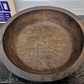 Early 1900s Large Traditional Hand Carved Wooden Japanese Bowl