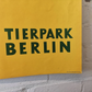 Vintage 1970s Tierpark Berlin Original Zoo Poster Advertising Of Baby Chimpanzees