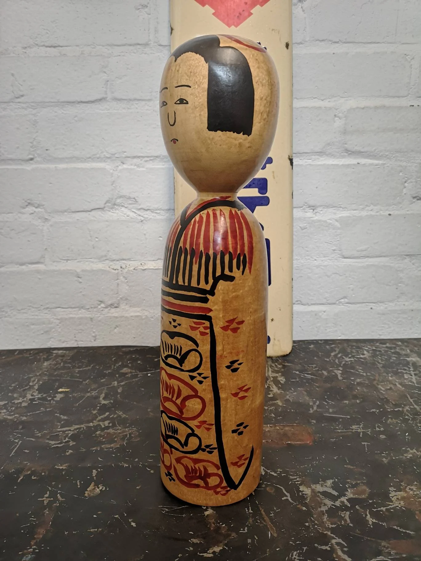 Vintage Traditional Japanese Kijiyama Kokeshi Doll