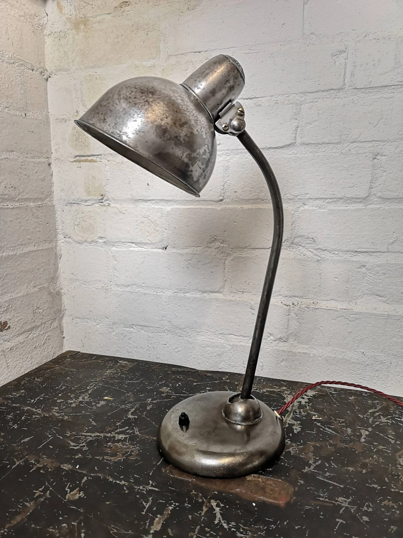 1930s Table Lamp Kaiser Idell Model 6551 By Christian Dell