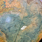 Vintage 1960s Columbus Duo Glass Globe Lamp