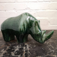 Exclusive Otto Keramik Ceramic Rhino West German Pottery Fat Lava