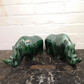 Exclusive Otto Keramik Ceramic Rhino West German Pottery Fat Lava