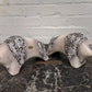 Otto Keramik Ceramic Bull West German Pottery Fat Lava