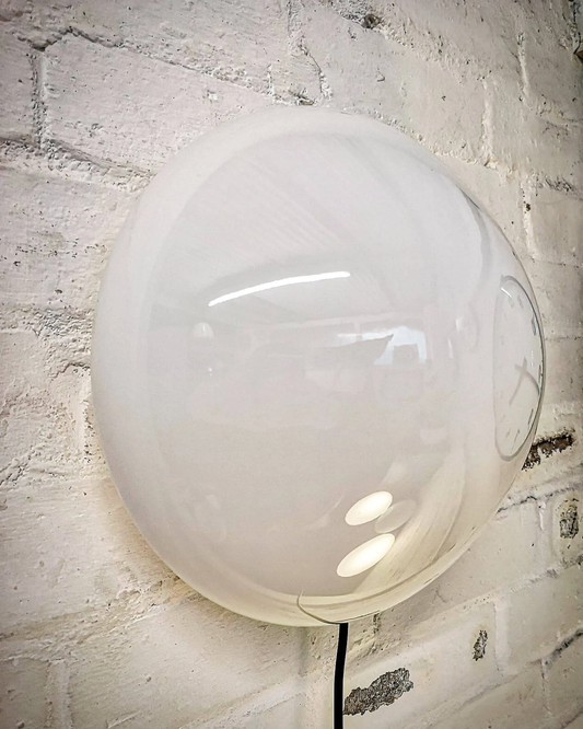Opaline Wall Lights By Wilhelm Wagenfeld 1950s