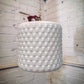 1960s Czech Cubic Effect Opaline Glass Pendant Light
