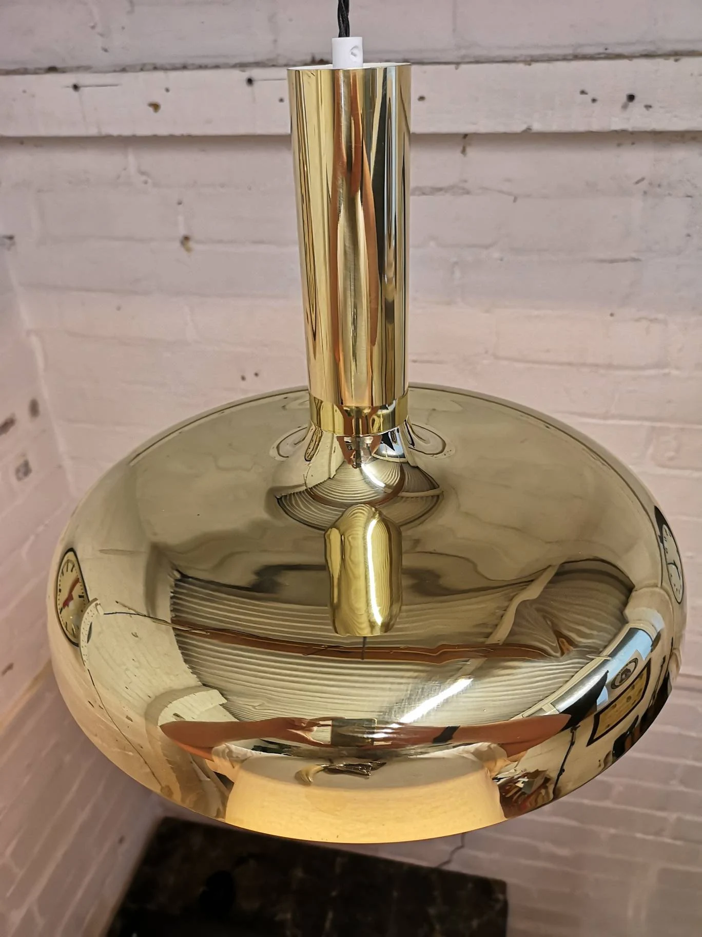 1960s Brass Pendant Lights By Sölken Germany