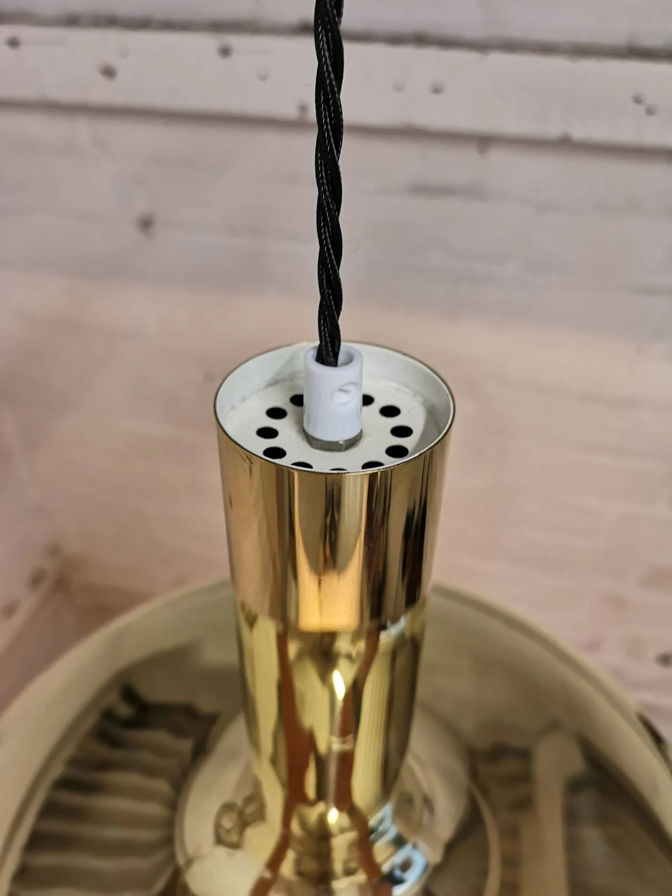 1960s Brass Pendant Lights By Sölken Germany