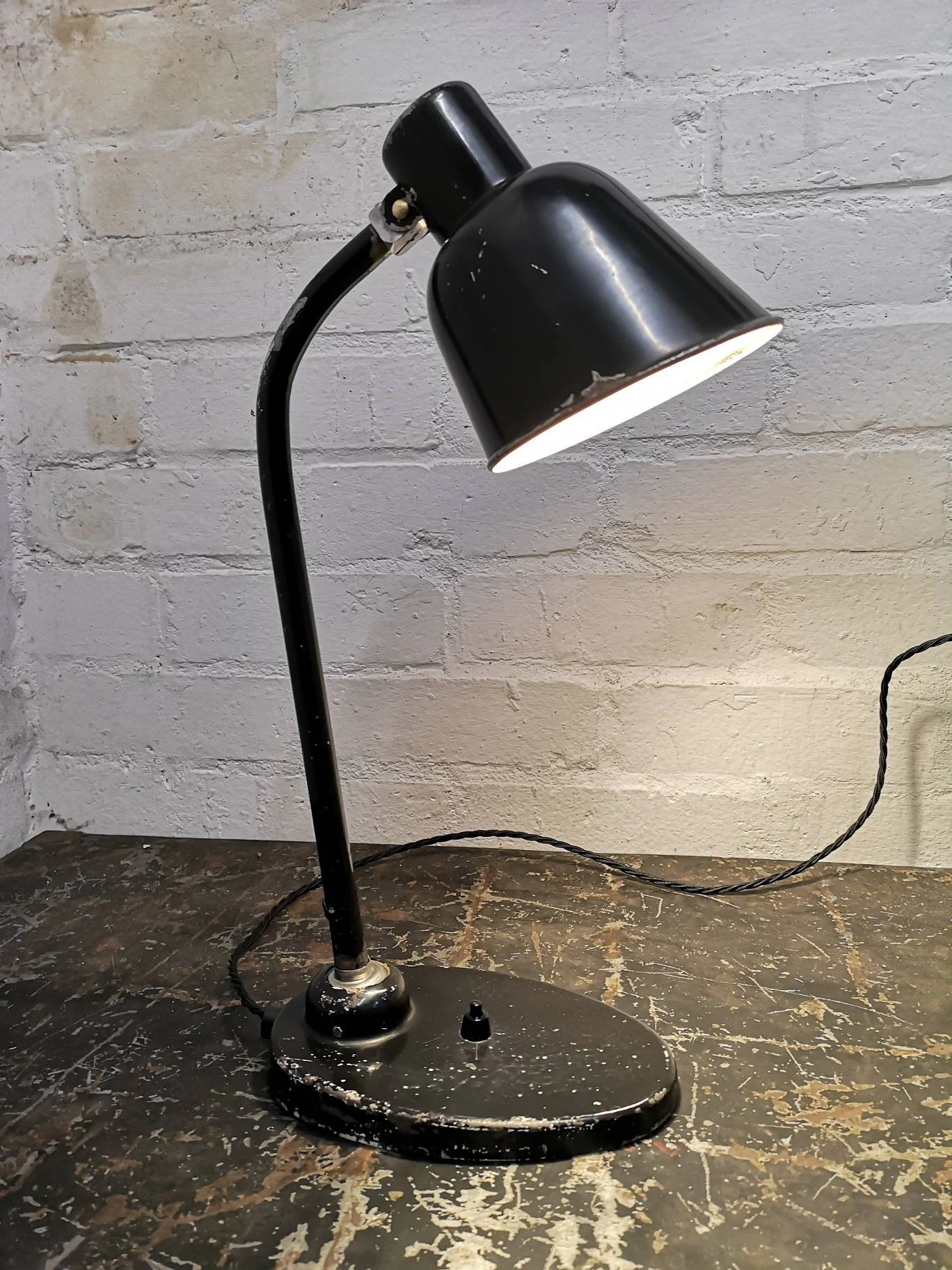 1930s Table Lamp By Christian Dell For BUR Bunte & Remmler Lighting Company Model 2700