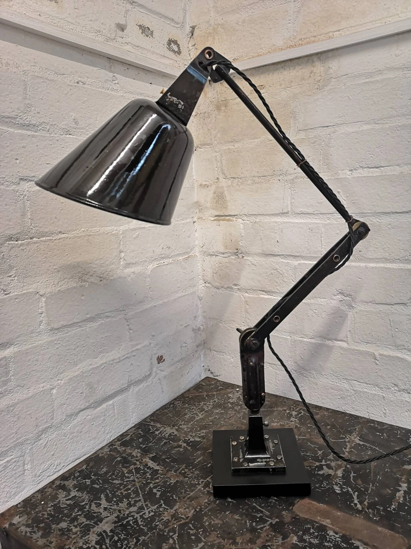 1930s Waligraph Zonalite Task Lamp