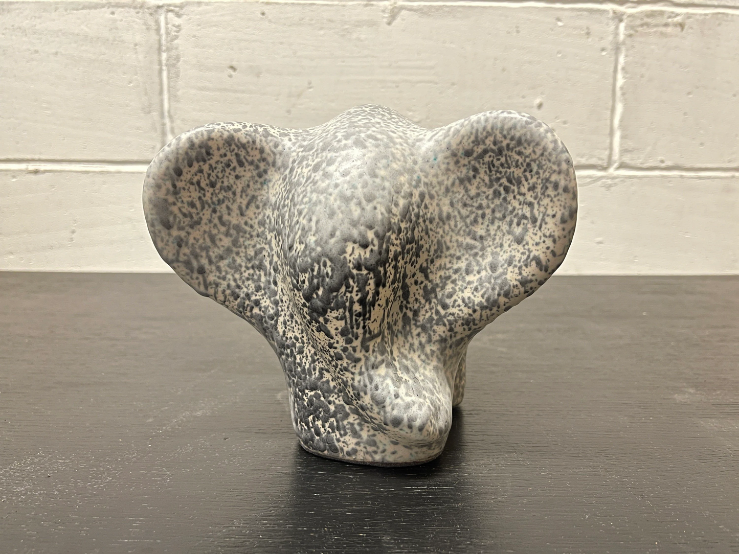 Otto Keramik Ceramic Elephant West German Pottery Fat Lava