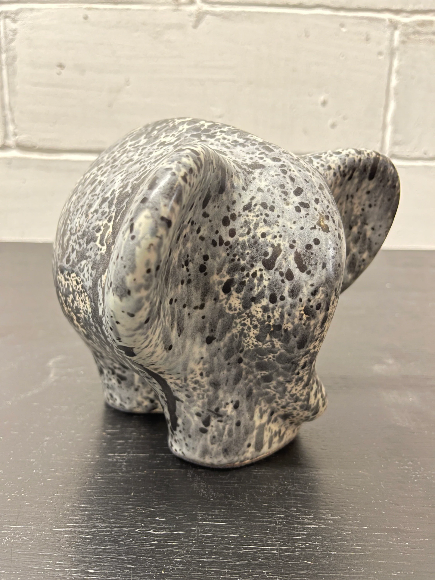 Otto Keramik Ceramic Elephant West German Pottery Fat Lava
