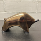 Otto Keramik Ceramic Bull West German Pottery Fat Lava