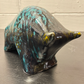 Otto Keramik Ceramic Bull West German Pottery Fat Lava
