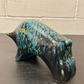 Otto Keramik Ceramic Bull West German Pottery Fat Lava