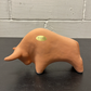 Otto Keramik Ceramic Bull West German Pottery Fat Lava