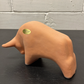 Otto Keramik Ceramic Bull West German Pottery Fat Lava