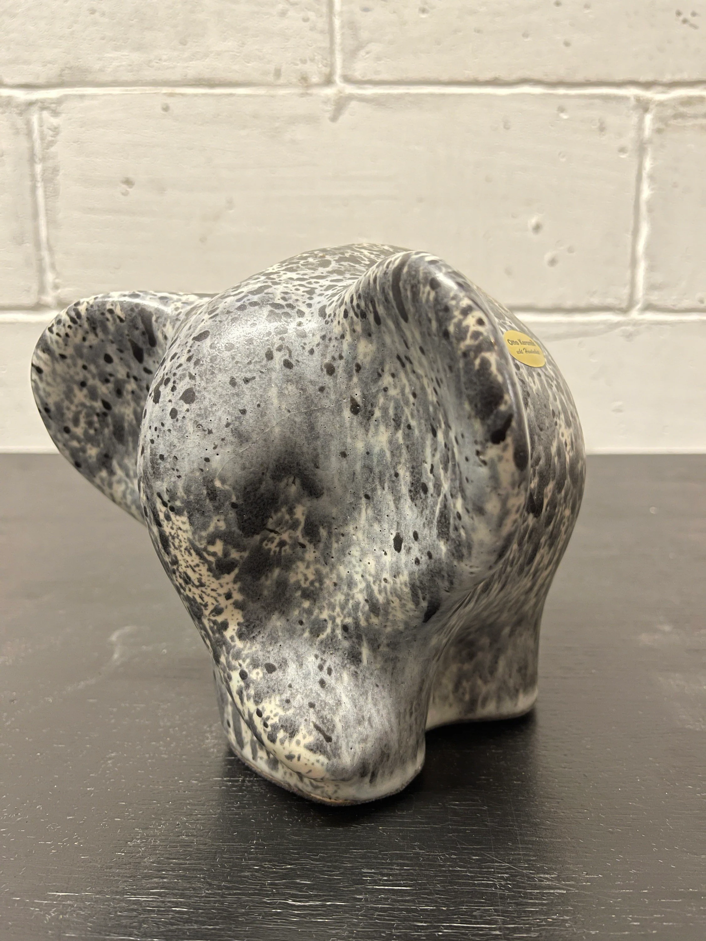 Otto Keramik Ceramic Elephant West German Pottery Fat Lava