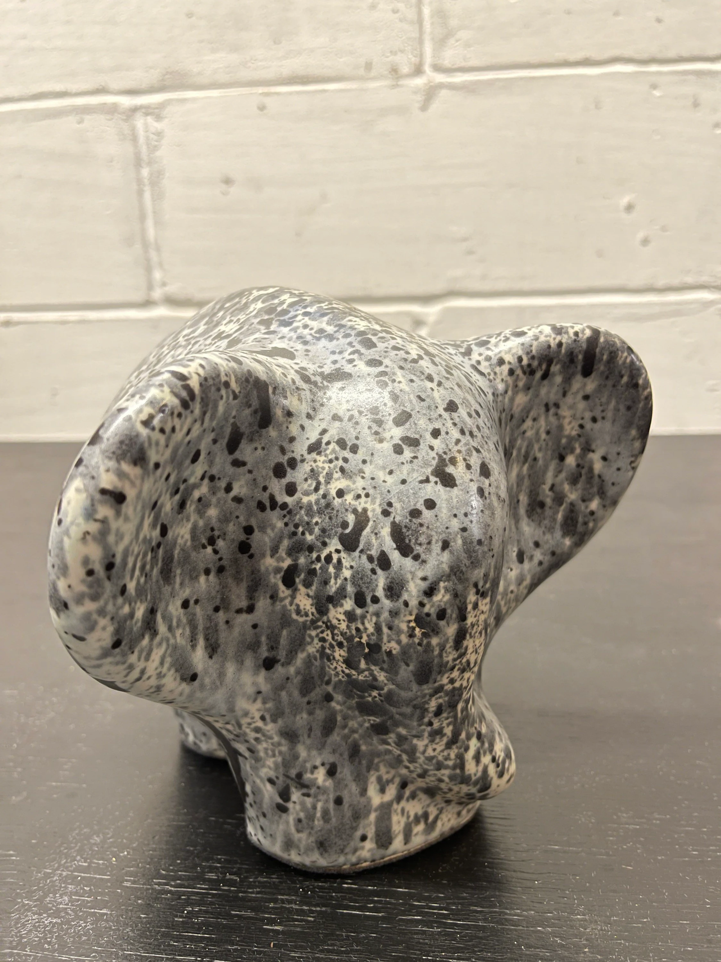 Otto Keramik Ceramic Elephant West German Pottery Fat Lava