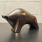 Otto Keramik Ceramic Bull West German Pottery Fat Lava