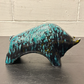 Otto Keramik Ceramic Bull West German Pottery Fat Lava