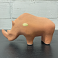 Exclusive Otto Keramik Ceramic Rhino West German Pottery Fat Lava