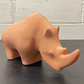 Exclusive Otto Keramik Ceramic Rhino West German Pottery Fat Lava