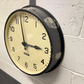 Large Vintage 1940s Industrial Station / Factory Clock By Gents Of Leicester
