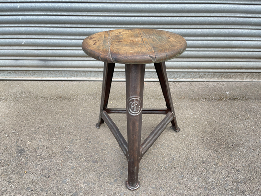 1920s Rowac Industrial Stool For Chemnitz University of Technology