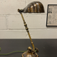 Rare Early 1900s Hexagonal Based Brass Piano Lamp By John Dugdill & Co