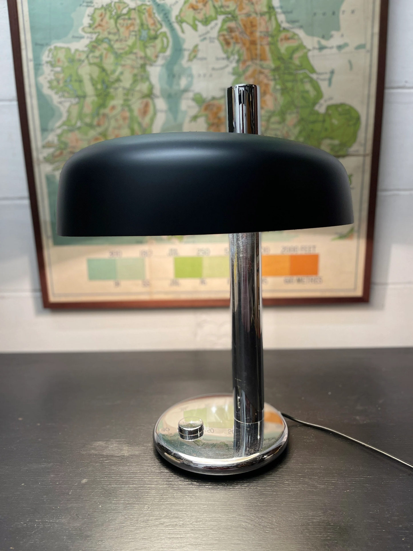 Large Table Lamp By Heinz F W Stahl For Hillebrand Lighting Circa 1969 Model 7603