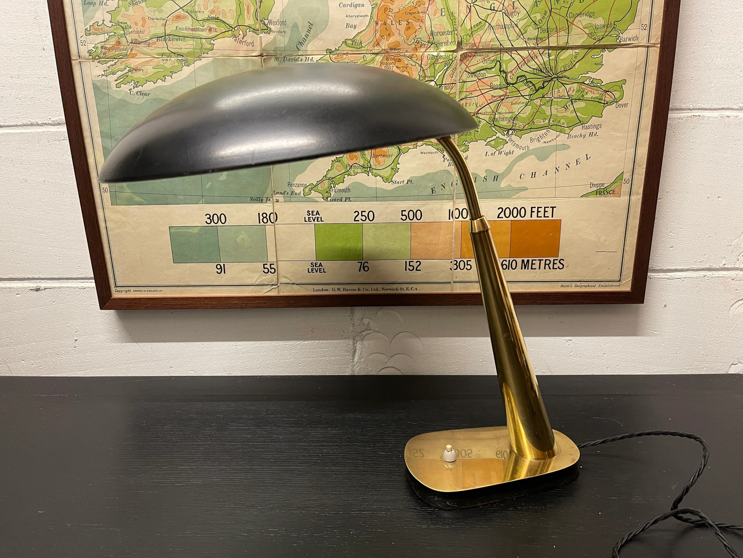 1940s Bauhaus Table Lamp Kaiser Idell Model 6770 By Christian Dell