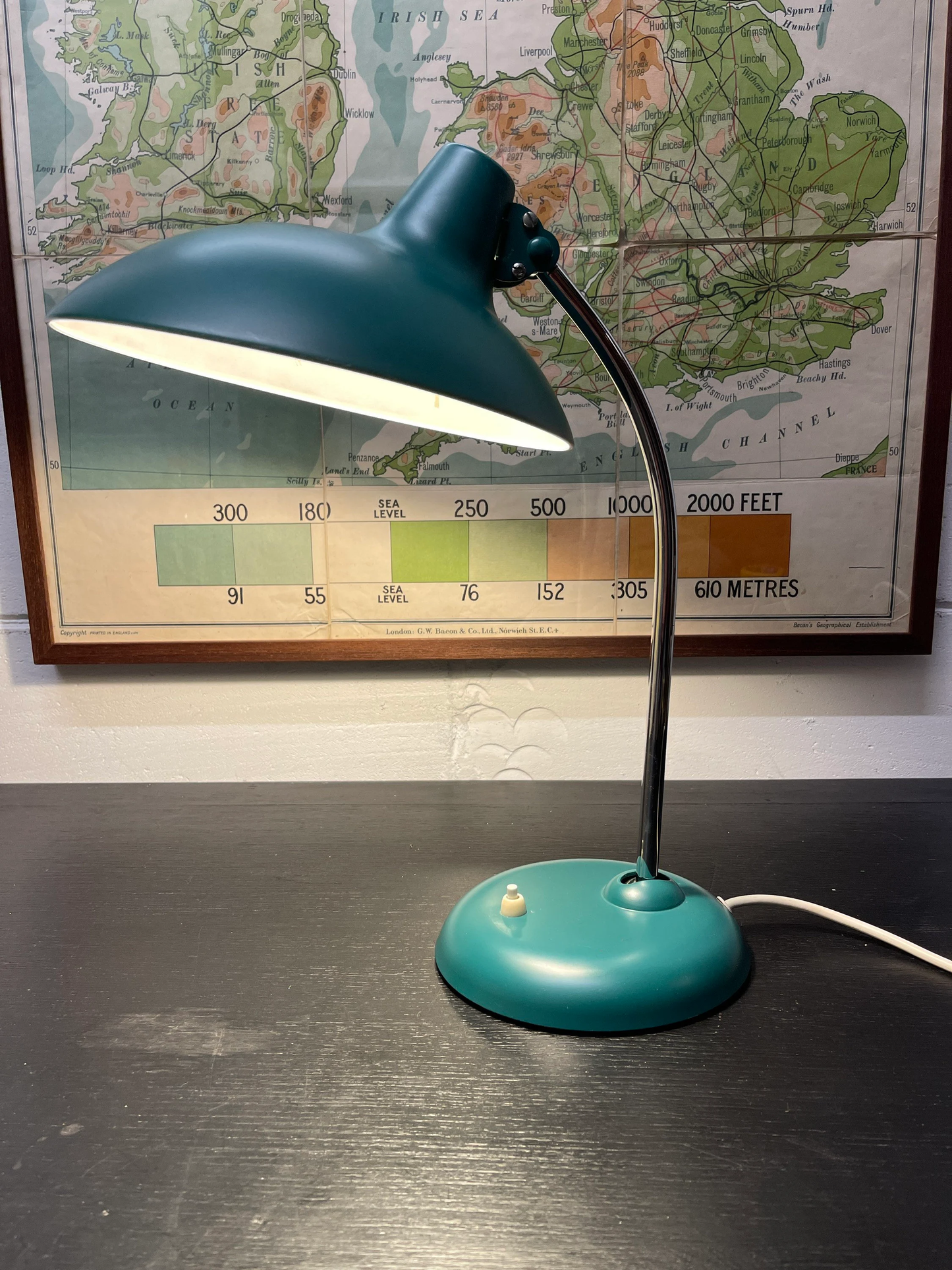 1950s Bauhaus Table Lamp Kaiser Idell Model 6786 By Christian Dell