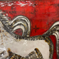 1960s Ruscha Art Stallions Hand Painted Ceramic Mural Germany
