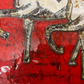 1960s Ruscha Art Stallions Hand Painted Ceramic Mural Germany