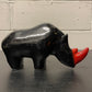 Exclusive Otto Keramik Ceramic Rhino West German Pottery Fat Lava